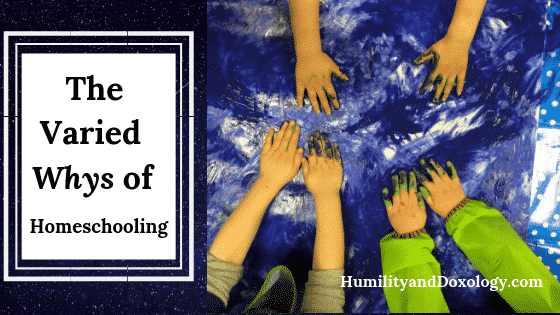 Varied Whys of Homeschooling