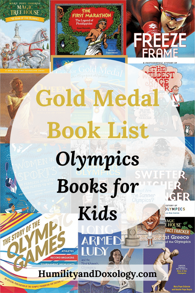 Olympics Books for Kids Olympic Games Olympic history athletes picture books biographies homeschool