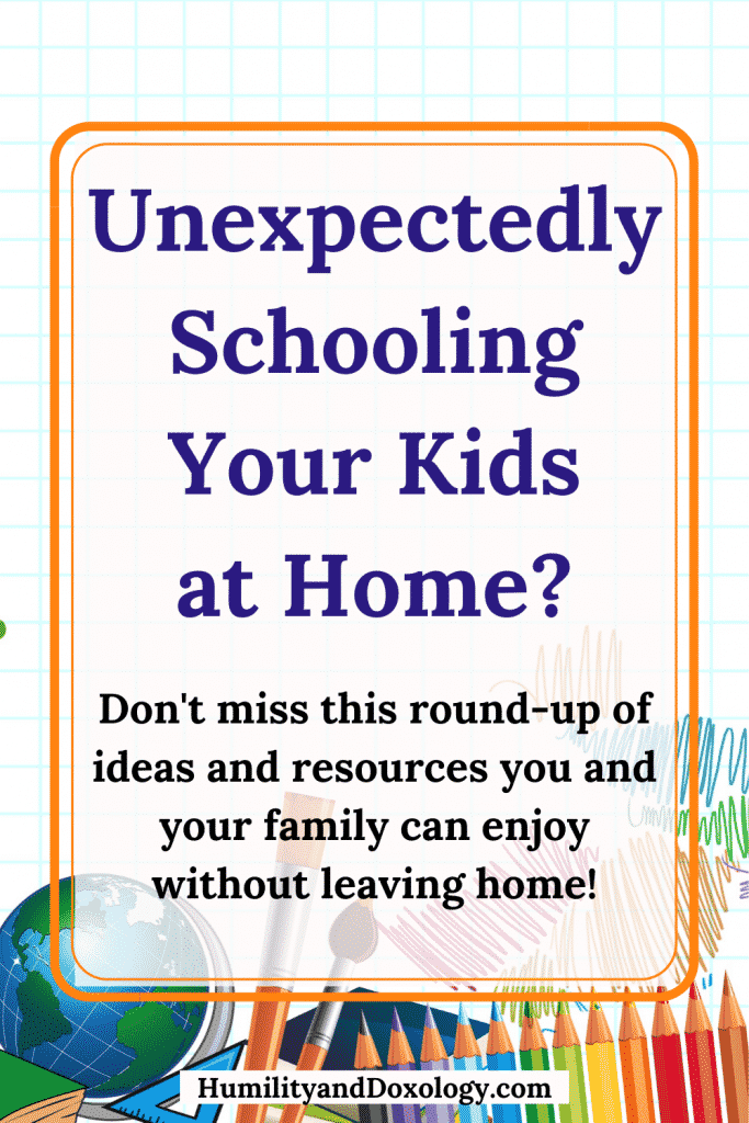 Unexpectedly schooling your kids at home: resource round up