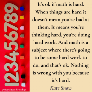 When homeschool math is hard; video interview with Kate Snow