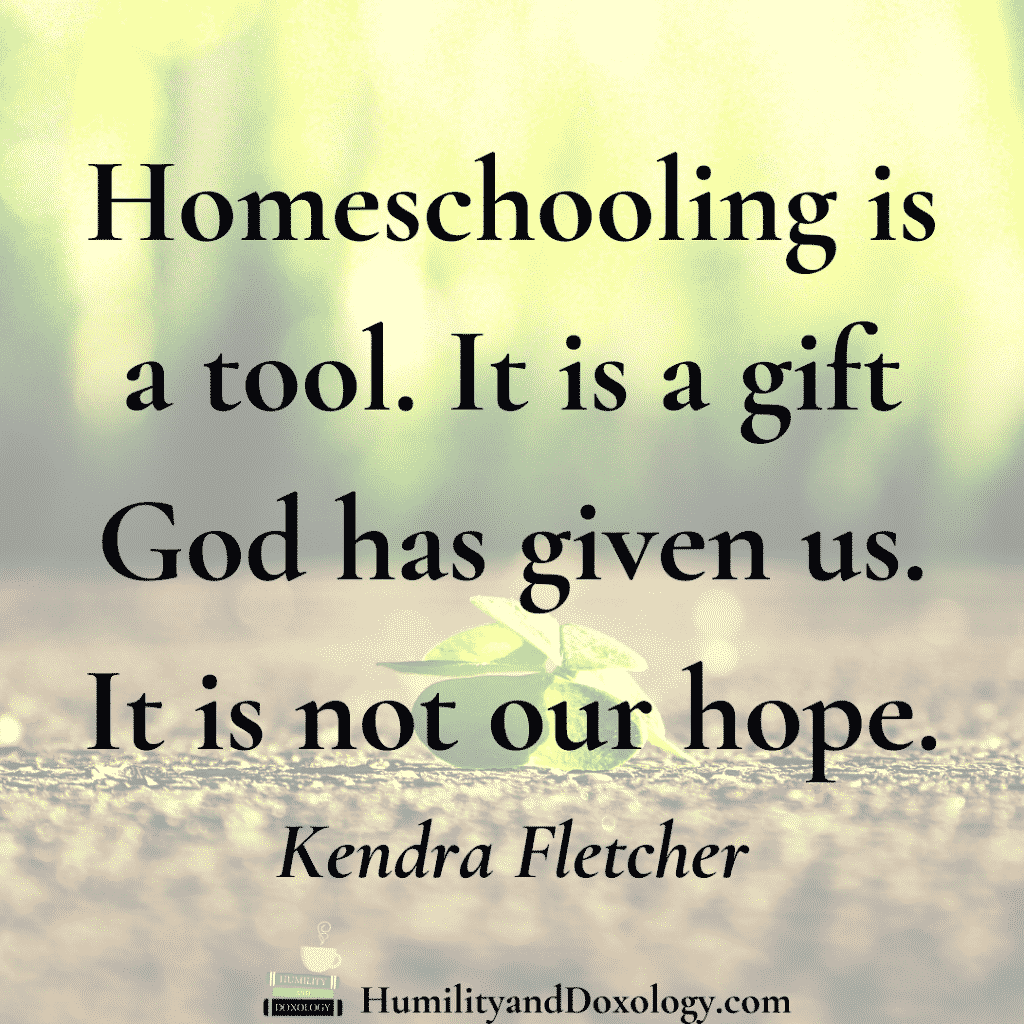 Kendra Fletcher interview homeschooling Gospel hope