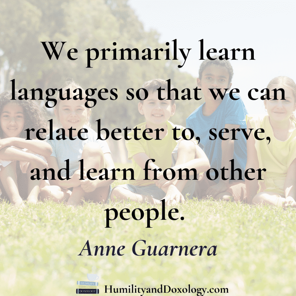 Foreign Language Learning at Home Anne Guarnera Homeschool Conversations Podcast interview