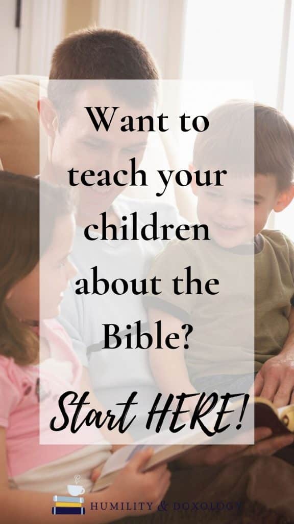 teaching your child the bible in your homeschool